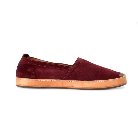 Officina Slowear Men\'s Purple Suede Leather Loafers Shoes US 9 IT 42